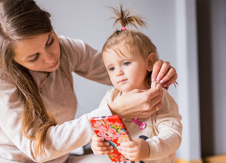 Garde d’enfants à domicile