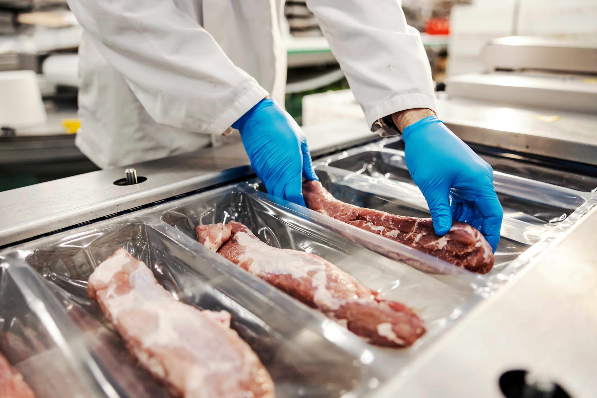Boucher en grande distribution